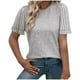 thumbnail image 2 of mfyjkho Tops De Gimnasio Para Mujer, Camiseta De Manga Corta Para Mujer, Holgada, Informal Tops Y Blusas Para Mujer L, 2 of 4