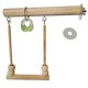 thumbnail image 1 of Bird Swing Toy Wood Parrot Chewable Perch Small Bird Entertainment Easy Installation, 1 of 2