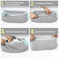thumbnail image 2 of UEBSDVA 2 Bolsas Funda para Lavar tenis en Lavadora, Limpiador de Zapatos para Lavadora para Lavadora y Secadora, Bolsa Lavado Zapatos que Mantiene una Limpieza 360 &deg;Para Zapatillas de Deporte, 2 of 7