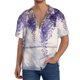 thumbnail image 1 of Balery Lavender Blooms Window Camisa Casual de Manga Corta con Botones para Hombre, Texturizada, Estilo Cubano, para Playa, Verano-Medium, 1 of 5