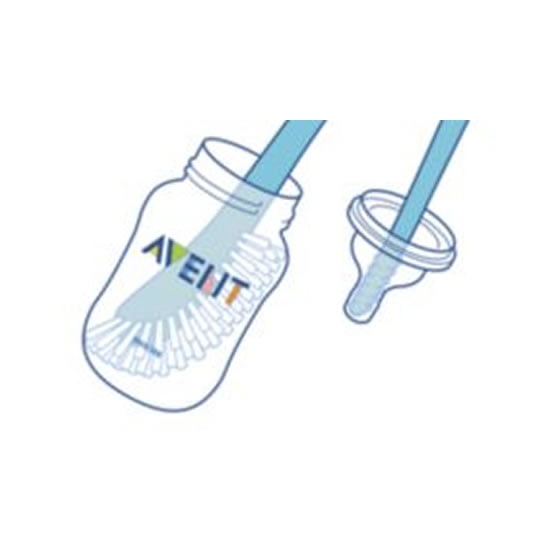 avent bottle brush pink