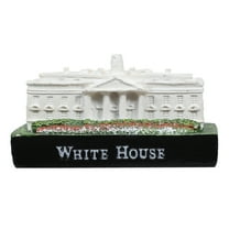 White House Statue Miniature Office Scene Square Decoration Wicker American Wall-mounted