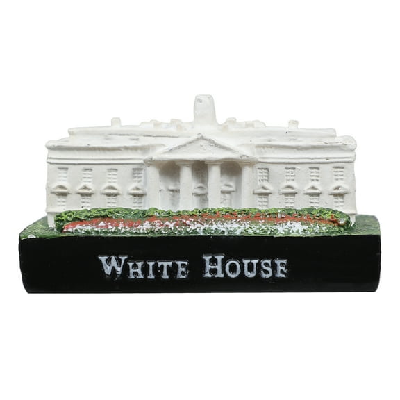 White House Statue Miniature Office Scene Square Decoration Wicker American Wall-mounted