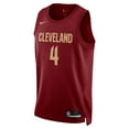 thumbnail image 2 of Unisex Nike Evan Mobley Wine Cleveland Cavaliers Swingman Jersey - Icon Edition, 2 of 3