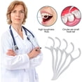 thumbnail image 2 of Hilo Dental -300 Palitos De Hilo Dental Desechables Hilo De Limpieza Bucal Hilo Dental, Paquete De 6, 2 of 4