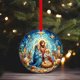 thumbnail image 5 of Fiudx Ofertas relámpago del día Decoración de Belén Árbol de Navidad de Madera Decoración de Coche Regalos Religiosos Sagrados Belén Decoración Navideña Regalos, 5 of 7