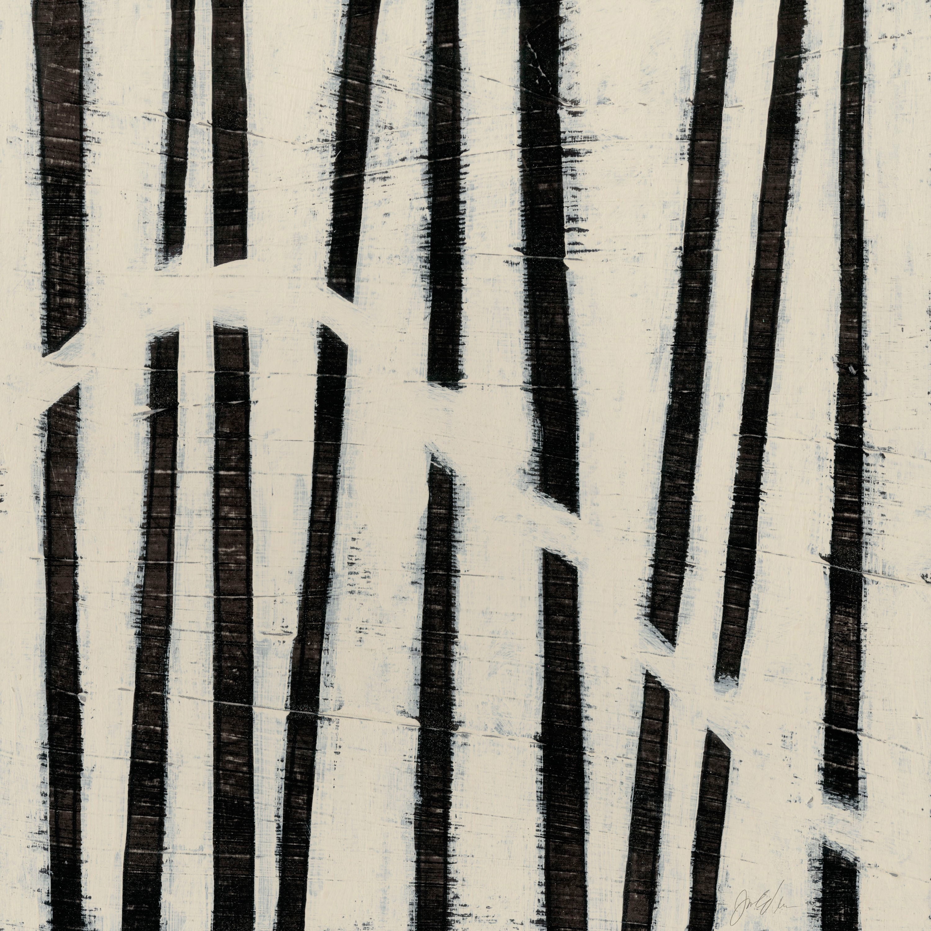 Marmont Hill "Hieroglyph VI" Painting Print on Wrapped Canvas