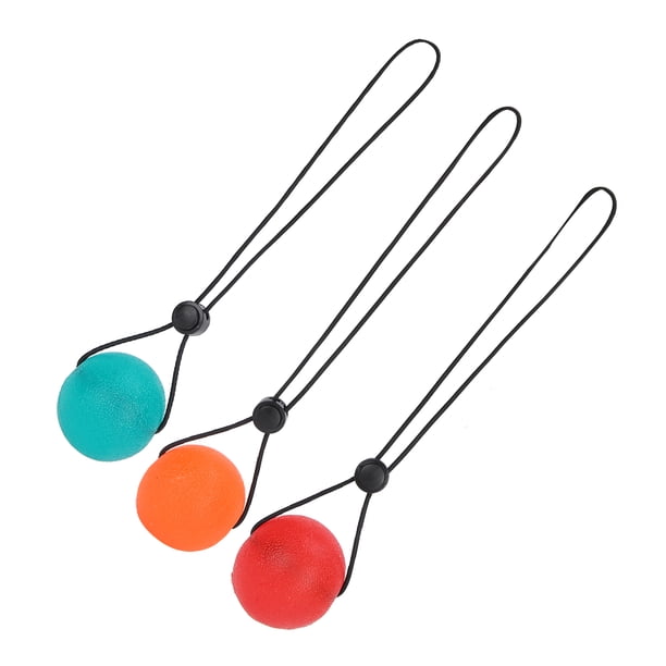 Pelota de ejercicio para la mano con los dedos, pelota de agarre de silicona de 3 piezas, pelota para el ejercicio de la muñeca, pelota para el ejercicio de la muñeca, fiabilidad excepcional