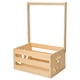 thumbnail image 4 of Cesta de almacenamiento para regalos de baby shower, caja de regalo para armario, cesta resistente para bebé hecha a mano con asa, caja de bienvenida, 4 of 9