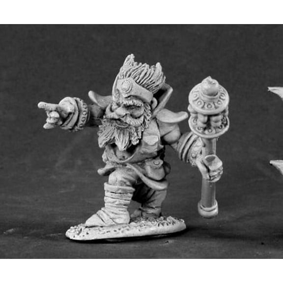 Reaper Miniatures Dwarf Wizard #03455 Dark Heaven Legends Unpainted Metal Figure