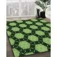 thumbnail image 2 of Ahgly Company Indoor Rectangle Patterned Dark Forest Green Area Rugs, 2' x 5', 2 of 6