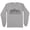 Grey, variant on Skyline Nashville Tennessee Long Sleeve Shirt Unisex Large White