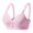 1-Pink, variant on Ersazi Bras Color Comfortable Hollow Out Perspective Bra Underwear No Rims Beige M