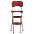 thumbnail image 4 of Cosco Retro Counter Chair/Step Stool, Sliding, Red, 4 of 10