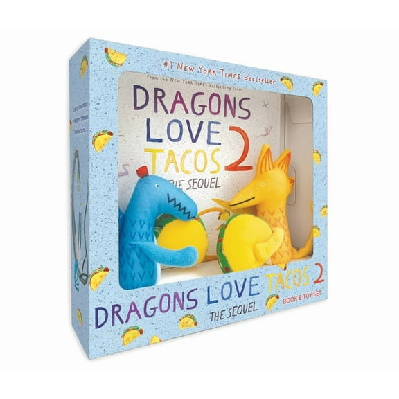 Dragons Love Tacos 2 Book and Toy Set