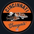 thumbnail image 3 of Cincinnati Bengals 23" LED Retro Logo Round Wall Sign, 3 of 3