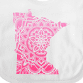 thumbnail image 4 of Inktastic Minnesota Silhouette Mandala Boys or Girls Baby Bib, 4 of 4