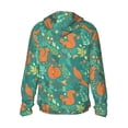 thumbnail image 2 of Picia Fall Forest Squirrel Women's Men's UPF 50+ Sun Protection Hoodie Shirt Long Sleeve SPF Fishing Outdoor UV Hiking Lightweight Shirts-Small, 2 of 9