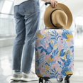 thumbnail image 2 of Multicolor Cartoon Floral and Leaf Pattern Luggage Cover Fashion Suitcase Cover Baggage Covers Fit 25-28 Inch Luggage (Go Travel), 2 of 4