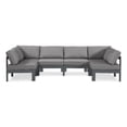 thumbnail image 1 of Meridian Furniture Nizuc Grey Outdoor Patio Modular Sectional, 1 of 8