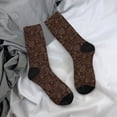 thumbnail image 5 of Vsdgher Autumn Brown Plants Crew Socks for Men & Women, Breathable Casual Athletic Ankle Socks, 5 of 6