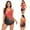 Red, variant on Christmas Deals! Borniu Swimsuit Clearance! Womens Swimsuits Sexy Bikini Split Two-piece Beach Swimsuit With Bra Swimsuit