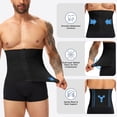 thumbnail image 2 of KIWI RATA Mens Waist Trainer Trimmer Tummy Control Shapewear Slimming Girdle Stomach Band Back Support Body Shaper Belt, 2 of 6