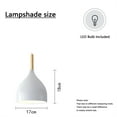 thumbnail image 3 of JLOWCO 3 Light Pendant Lighting for Kitchen Island Farmhouse,led Hanging Over Dining Table Ceiling Lights for Kitchen,Farmhouse Kitchen Lighting White (LED Bulb Include), 3 of 7