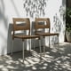 thumbnail image 4 of Ilios Innova | Set de 4 Sillas Valenia Modernas para Comedor y Restaurante, Diseño Minimalista Apilable de Polipropileno y Aluminio, Resistentes a la Intemperie, Uso Interior y Exterior, Color Café, 4 of 9