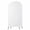 White, variant on White Wedding Arch Cover, Stretchy Spandex Arch Backdrop Stand Covers 4 FT, Modern Minimalist Pure Soild Color Round Top Arched Backdrop Cover for Birthday Party Ceremony Baby Shower Event