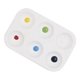 thumbnail image 1 of School Smart Paint-Rite Bandeja con (6) Pozos 3-1/2 X 5-1/4 en Plástico Blanco Paquete de 12, 1 of 5