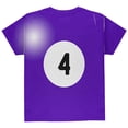 thumbnail image 2 of Halloween Billiard Pool Ball Four Costume Youth T Shirt, 2 of 2