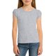 thumbnail image 5 of Camiseta de manga corta abotonada a rayas para niños, talla mediana a grande, informal, de poliéster, 5 of 8