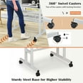 thumbnail image 6 of YYAo Computer Desk,Work Station Desk, Computer Desk,Mobile Standing up Desk Adjustable Computer Desk Tilting Workstation-Natural, 6 of 9
