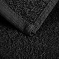thumbnail image 4 of Beauty Threadz Fast Drying, Extra Absorbent, 100% Terry Cotton Washcloths, Black - Pack of 24, 4 of 7