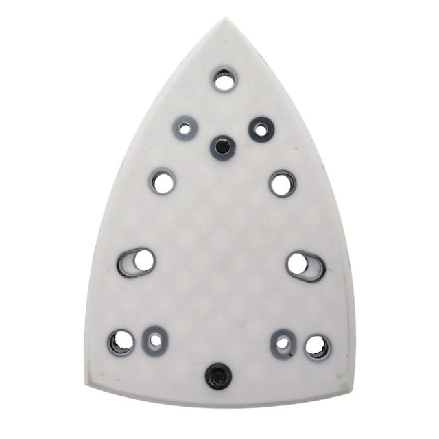 Almohadilla de lijado triangular con gancho y bucle, 98 x 148 mm, 4 clavos y 7 agujeros, compatible con DTS 400-REQ