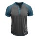 thumbnail image 4 of pstuiky camisetas de hombre, Blusa informal de manga corta con cuello vuelto y media cremallera para hombre camisas casuales para hombre s, 4 of 7
