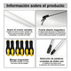 thumbnail image 3 of Juego Destornilladores 10pz Desarmadores De Precisión Magnético Xtellar plateado, 3 of 4