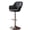 Black_B, variant on Height Stools Adjustable Bar Chairs Leather Double-Layer Swivel Counter Height Barstools Cashier Counter Stool With Armrest and Metal Legs