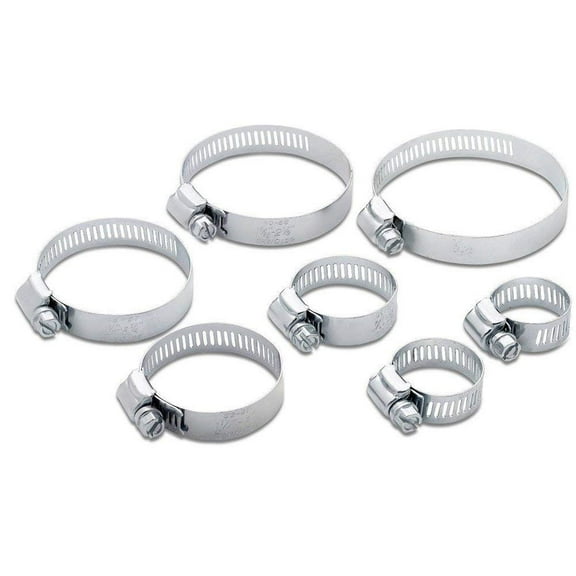 Wideskall 7 Pieces Worm Gear Hose Clamp Assortment Set Size 4.5" 3.5" 2.75" 2" 1" 0.78" 0.62"