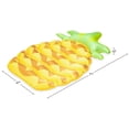 thumbnail image 3 of Funsicle 6ft Hot Tropics Inflatable Pool Lounge, Pineapple Design, Yellow, Age 9 and up, 3 of 9