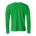thumbnail image 3 of Clique - Camiseta Basic de Manga Larga para Hombre (Verde Manzana), 3 of 4