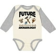 thumbnail image 3 of Inktastic Historian Future Archaeologist Boys or Girls Long Sleeve Baby Bodysuit, 3 of 5