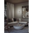 thumbnail image 3 of SIAS0717LAJUDNP AFX Sia - 25W 2 LED Wall Sconce In Contemporary Style-16.75 Inches Tall and 6.75 Inches Wide-Painted Nickel Finish, 3 of 4