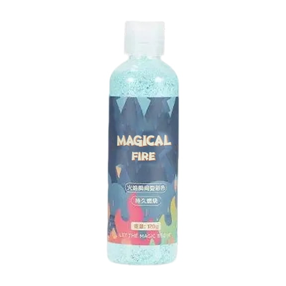 HGD Magic Campfire Fire Color Changing Packets for Fire Pit, Indoor/Outdoor Fireplace, Bonfire - Rainbow Magical Flame, Camping Accessory, Compatible with Wood 1 bottle, 120/200/300g per bottle