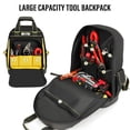 thumbnail image 4 of Mochila para herramientas AIRAJ, duradera e impermeable para electricistas, 4 of 7