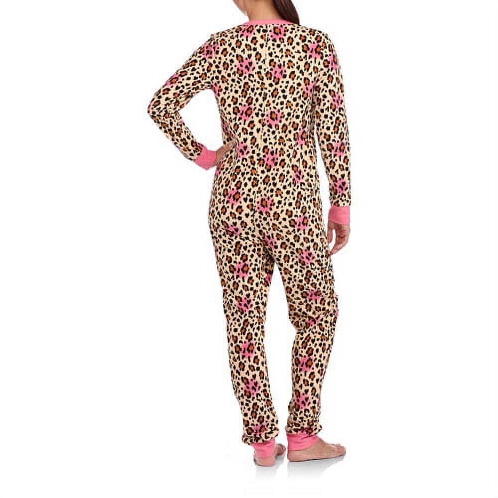 Women's Micro Fleece One-Piece Pajamas - image 2 of 2