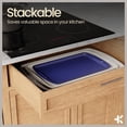 thumbnail image 6 of Bakken- Swiss 10-Piece Bakeware Sets, Nonstick Carbon Steel Baking Sheet & Pans, Stackable Space-Saving Bakeware, Stain-resistant, Oven Safe (up to 450°F), Royal Blue, 6 of 9