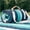Cyan, variant on Big Picnic Blankets Beach Blanket Waterproof Sandproof, 80''x80'' Giant 5-Layer Outdoor Camping Blanket Rug Easily Foldable Picnic Mat for Grass, Hiking, Travel, Concerts, Indoor