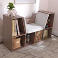 thumbnail image 5 of KidKraft Bookcase with Reading Nook, 6 Shelves, Gray Ash, 5 of 8